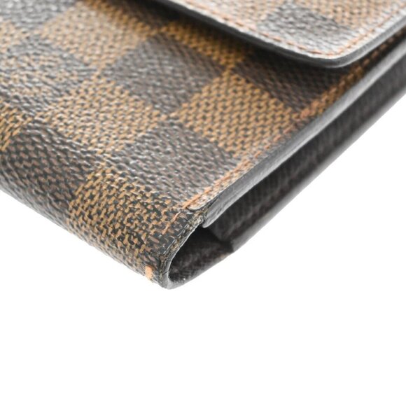 LOUIS VUITTON International Trifold Wallet Damier Leather Brown N61215 - Picture 7 of 16